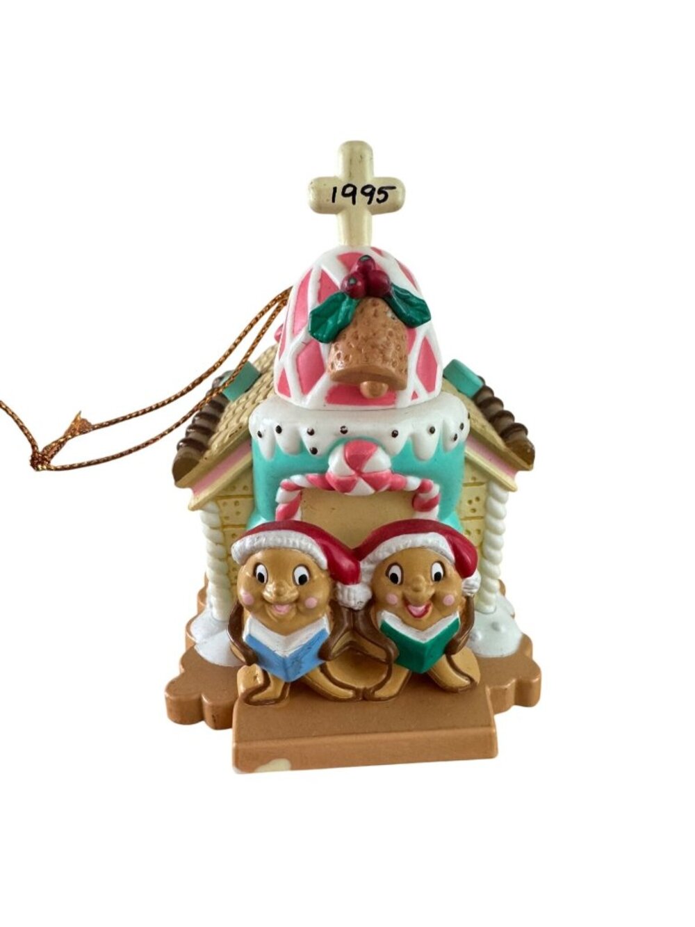 1995 Gingerbread Church Ornament Gingerbread Figures Holiday Decor